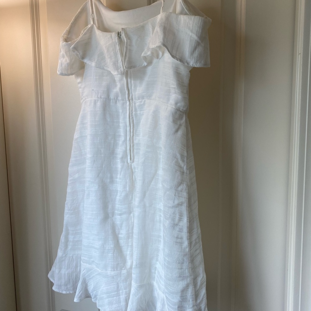 White linen dress from Nordstrom rack.